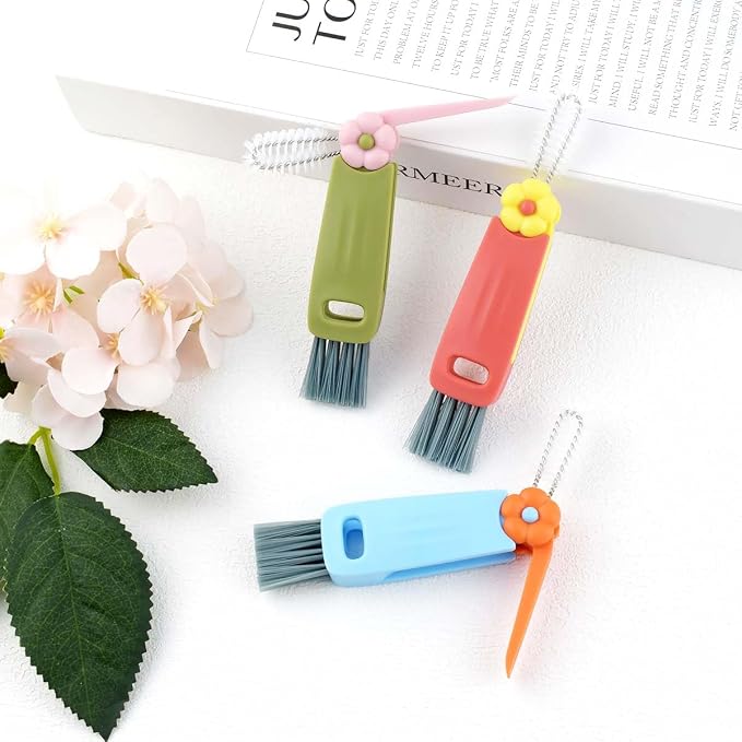 3 Pcs 3 in 1 Cup Lid Cleaning Brush Crevice Cleaning Brush - Image 7