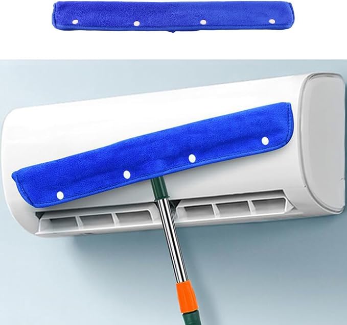 2 Pack Floor Squeegee Broom Cover Wrap Mop Sweeping Cloth Baseboard Cleaner - Image 3