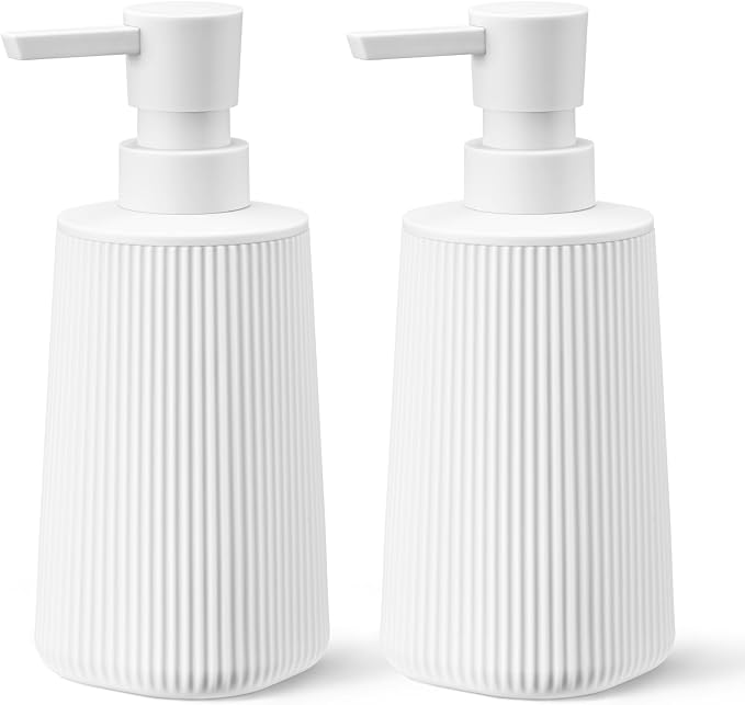 White 2 Pack Hand Soap Dispensers by zuxzmj
