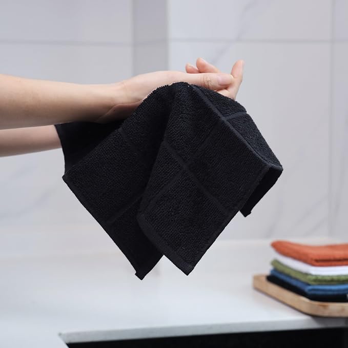 Glynniss Dishcloths Kitchen Highly Absorbent Dish Rags 100% Cotton Dish Cloths - Image 8