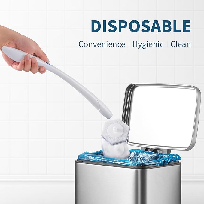 oshang Toilet Cleaner Refills, Toilet Refill Pads, Disposable Toilet Brush Heads - Image 6