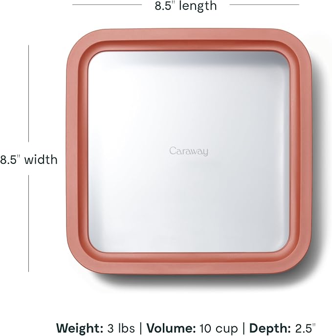 Caraway 6pc Glass Food Storage Set – 10 Cup Food Containers - Image 3