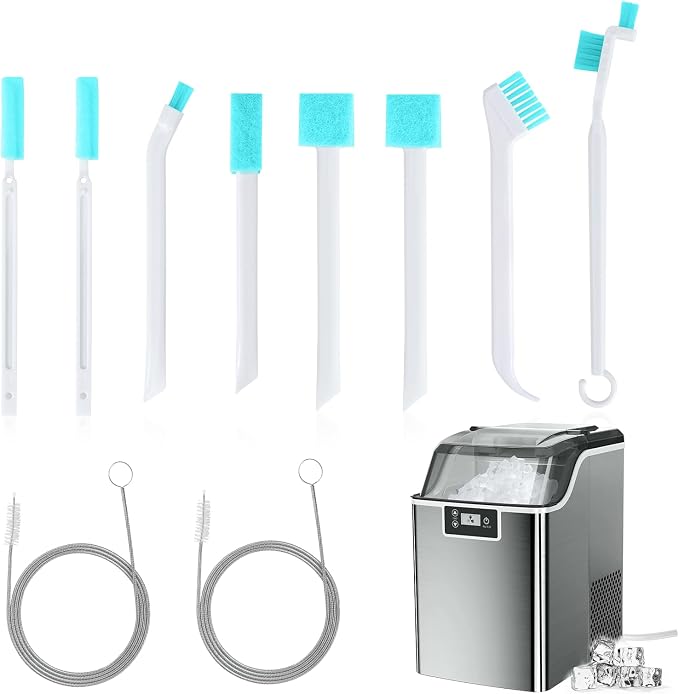 XANGNIER Ice Machine Cleaner Brush Kits, Countertop Ice Maker Cleaning Tools by XANGNIER
