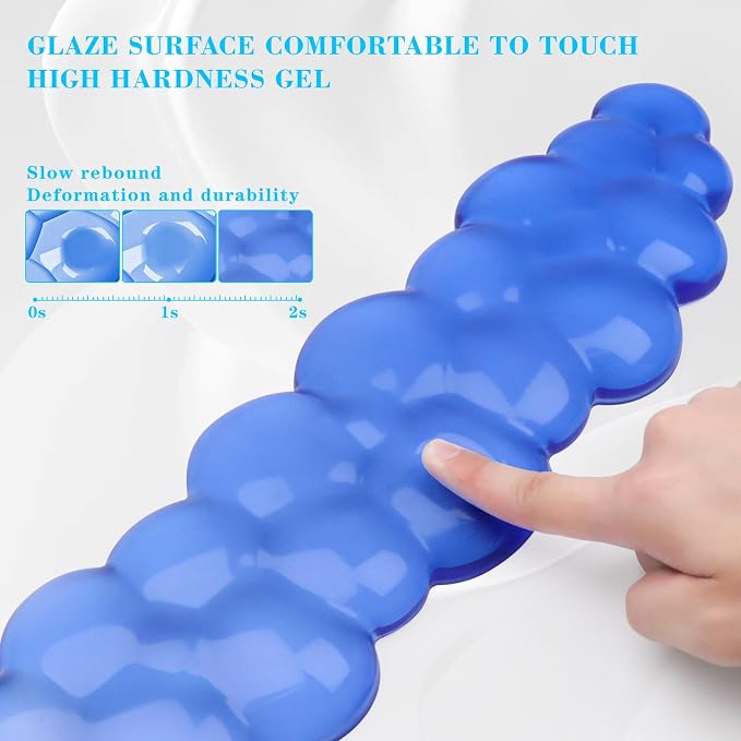 Gel Cloud Keyboard and Mouse Wrist Rest, Cute Wrist Support and Arm Support Rest - Image 4