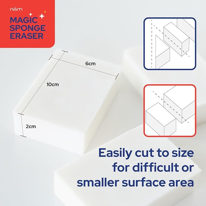 20 Pack Magic Sponge Cleaning Eraser, Melamine Foam Cleaning Pads, Sink & - Image 2