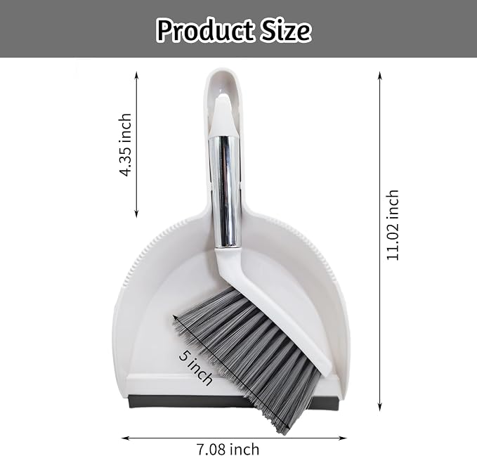 PINVNBY Mini Dustpan and Brush Set, Pet Cage Cleaner - Image 7