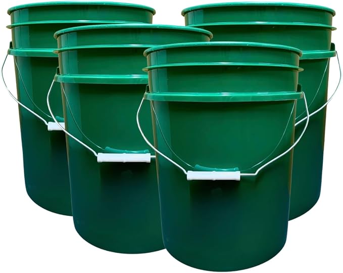 House Naturals 5 Gallon Premium HPDE Plastic Bucket by House+Naturals