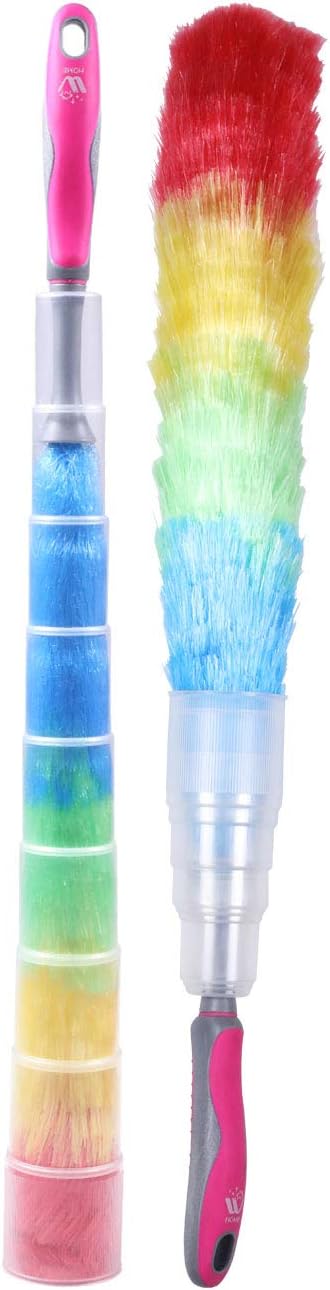 WBM Duster, Long Electrostatic Feather Clean Like a Magnet, Hand Washable and by WBM