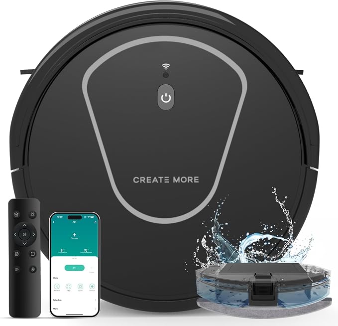 Bagotte Robot Vacuum and Mop Combo, 3 in 1 Vacuum Robot by Bagotte