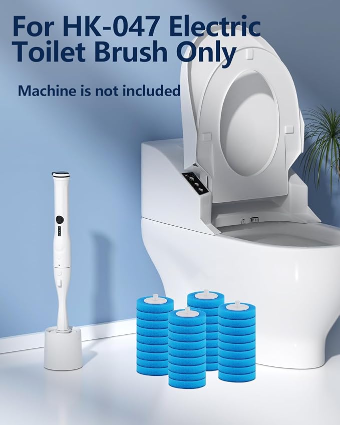 Leebein 36 Refills Disposable Toilet Brush Heads HK-047 Electric Toilet Brush - Image 7