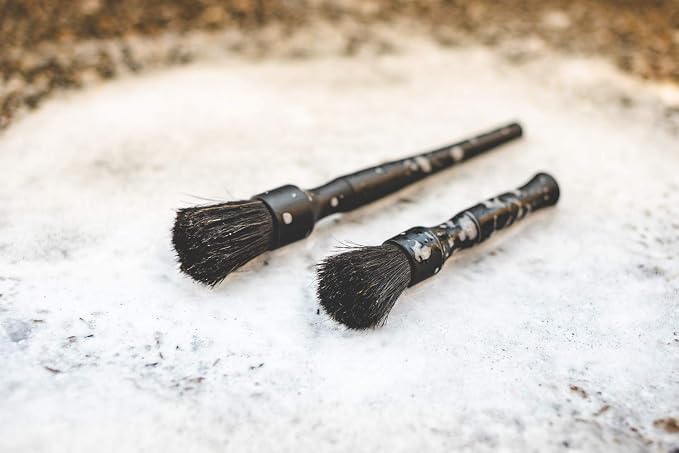 Detail Factory - Boar Hair Long-Handle Detailing Brush - Comfortable Grip and - Image 6