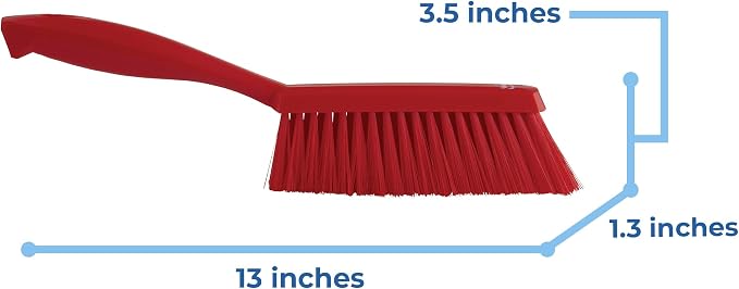 Vikan 45874 Bench Cleaning Brush, Polypropylene/Polyester Soft Bristle Dustpan - Image 2