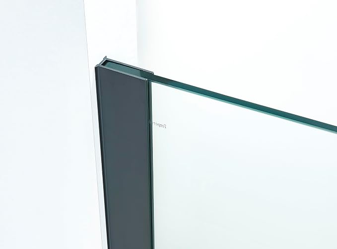 Pivot Shower Door, Adjustable Width 58.5-60" W x 76" H Hinged Shower Glass Door - Image 8