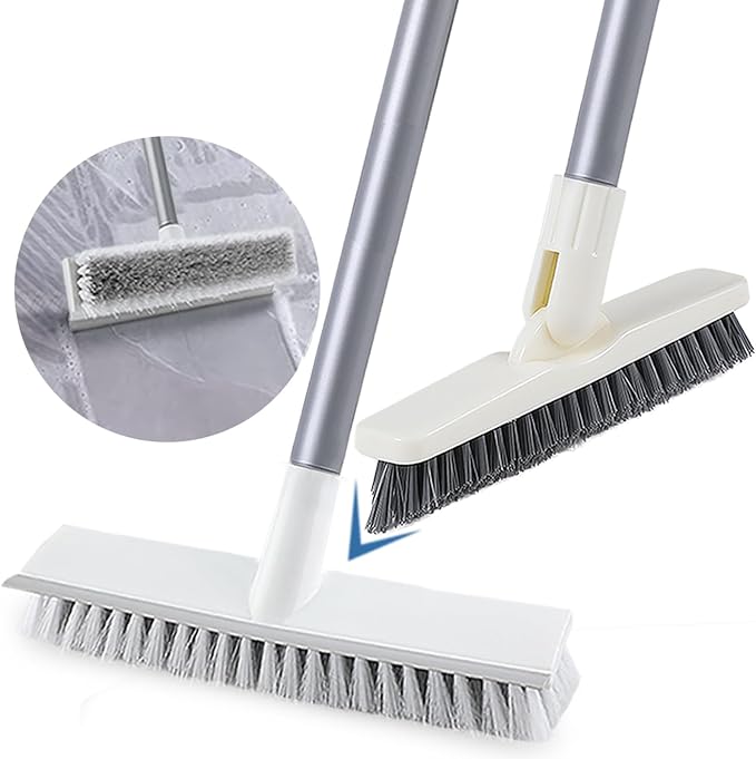 Floor Scrub Brush and Grout Brush Set by SUPERWASHPLUS