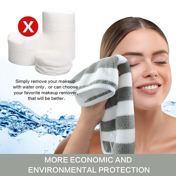 SINLAND Microfiber Facial Cloths Fast Drying Washcloth 12inch x 12inch - Image 6