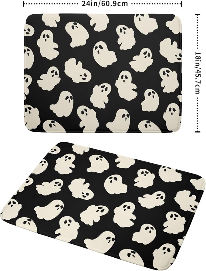 Halloween Ghosts Dish Drying Mat - Image 2