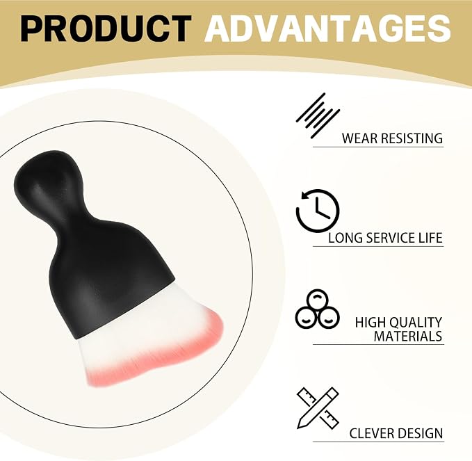 1Pcs Auto Soft Hair Brush Advanced Car Interior Detailing Brush - Image 4