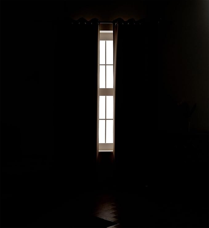 MIUCO Room Darkening Grommet Thermal Insulated Blackout Window Curtains Panels for Gilrs Room Window 1 Pair 52x63 Inch Taupe, Bonus 2 Tie Backs Included