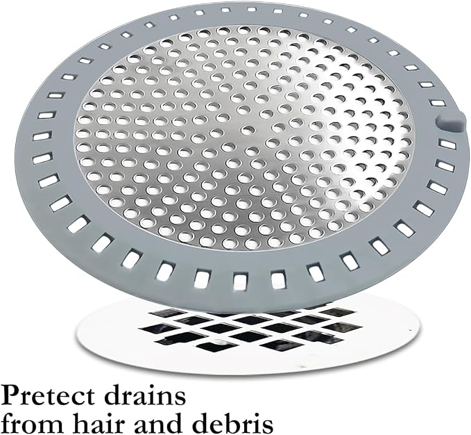 Drain Hair Catcher, Shower Hair Drain Catcher, Shower Drain Cover, Bathtub - Image 2