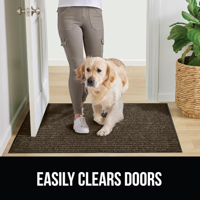 GORILLA GRIP Traffic Guard Door Mat, 2 Pack, Heavy Duty Waterproof Doormat - Image 5