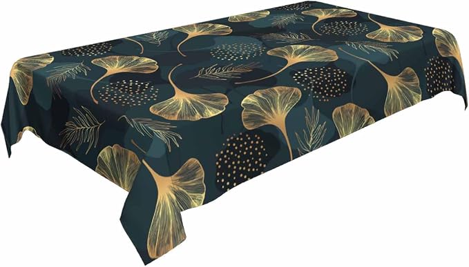 Golden Gingko Leaves Tablecloths - Image 2