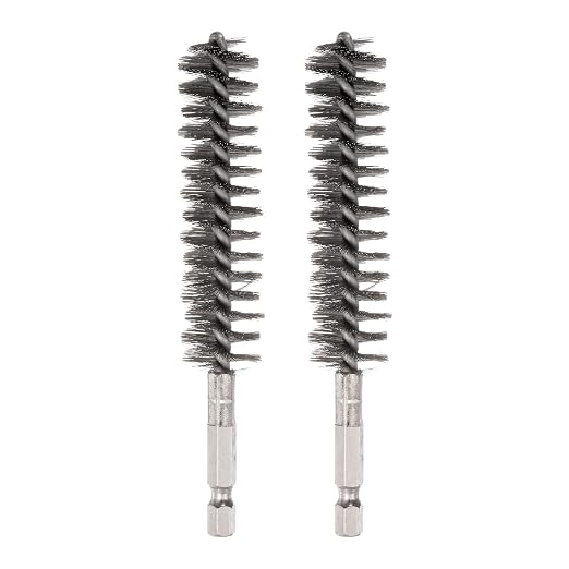 HARFINGTON 2pcs Stainless Steel Bore Brush 19mm Dia Cleaning Wire Brush by HARFINGTON