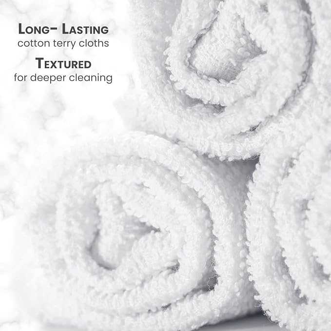 Terry Bar Mop Towels Size 14"x17" – Absorbent and Durable, Cotton Cleaning - Image 2
