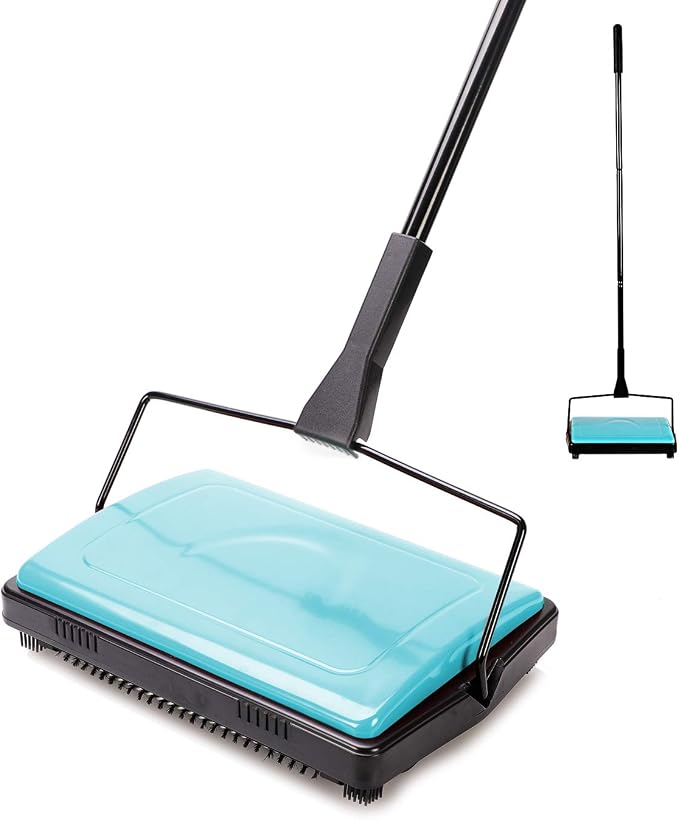 Yocada Carpet Sweeper Cleaner for Home Office Low&Undercoat Carpets Rugs Pet by Yocada