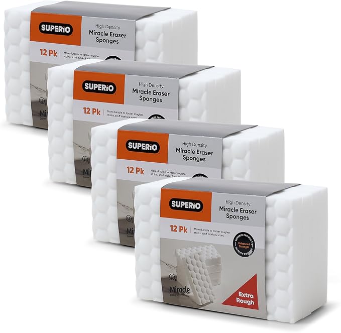 Superio High-Density Miracle Eraser Sponges by Superio