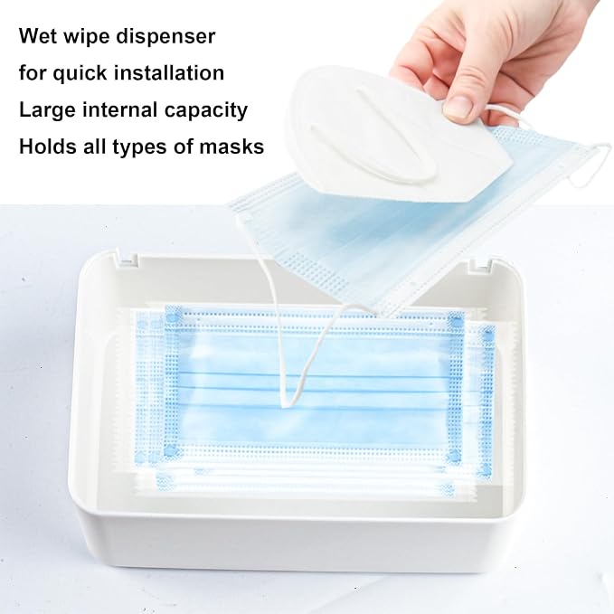 1 Pcs Diaper Wipes Dispenser, Refillable Wipe Container, Wipe Container - Image 4