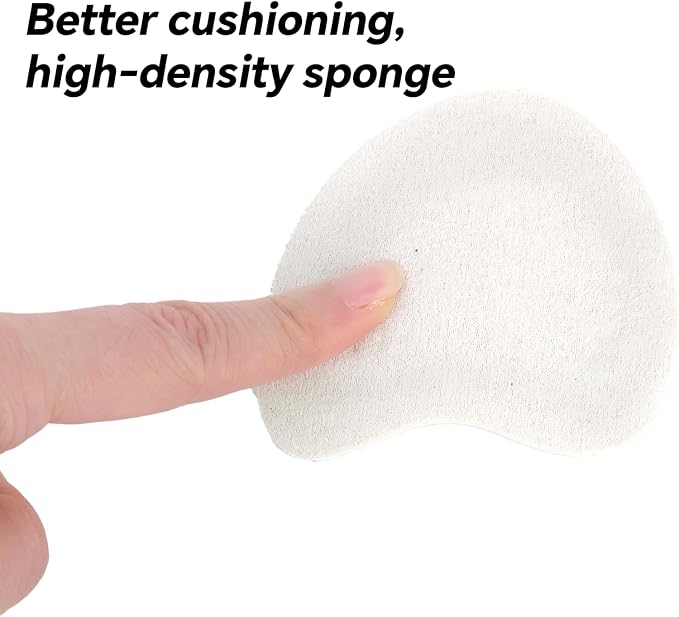 2 Pairs Metatarsal Pads, Breathable Ball of Foot Cushions Microfiber Leather - Image 4