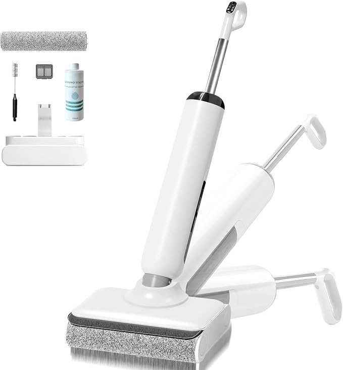 Wet Dry Vacuum Mop, 180°Lay-Flat Cordless Vacuum Mop All in One, Floor Cleaner by Unknown