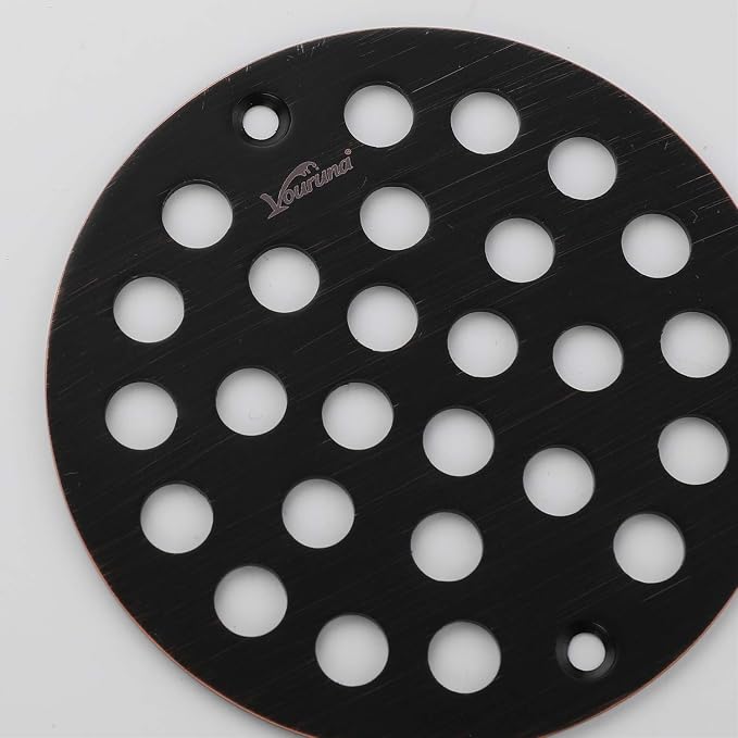 4-Inch Screw-in Shower Strainer Drain Cover Replacement Floor Strainer - Image 4