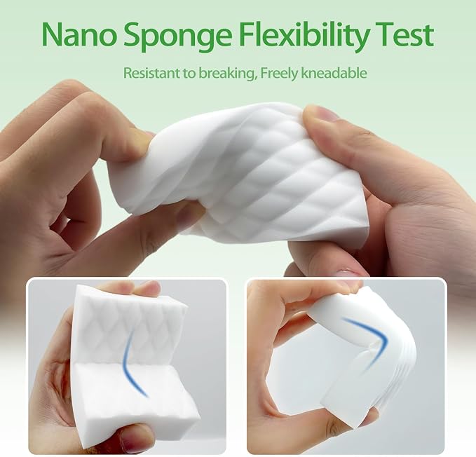 Magic Sponge 2X Density, Water-Activated Cleaning Sponge Eraser - Image 3