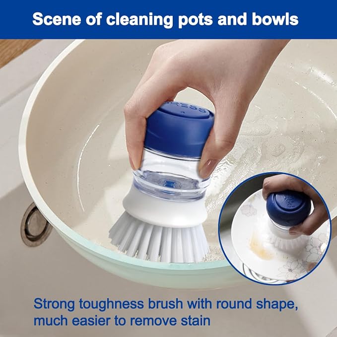 CELOX Soap Dispensing Dish Brush - Image 5