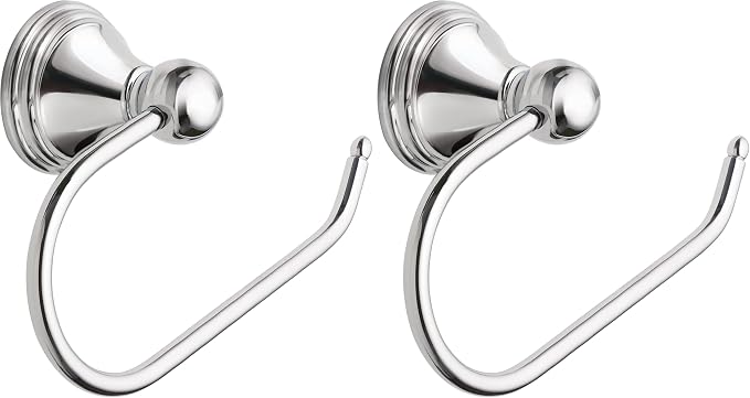 Moen Preston Collection Chrome Single Post Toilet Paper Holder, Wall Mounted by Moen