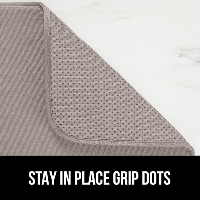 GORILLA GRIP Ultra Water Absorbent Microfiber Dish Drying Mat, Quick Dry Thick - Image 4