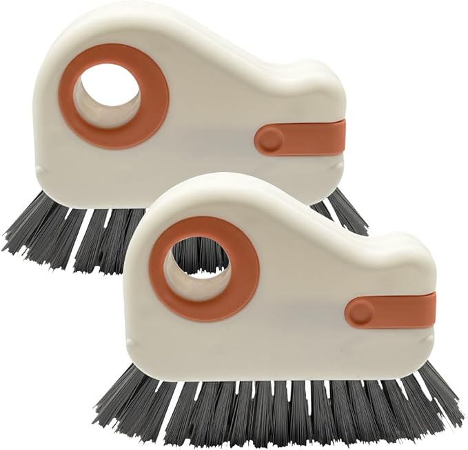 YoRise 2 in 1 Car Groove Cleaning Brush, Universal Auto Door Crevice Cleaning by Unknown