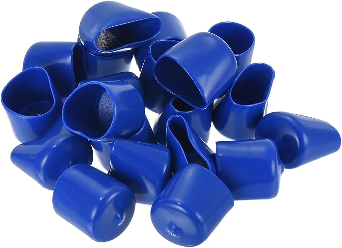 uxcell 20pcs Rubber End Caps 25mm ID Vinyl Round Tube Bolt Cap Cover Screw - Image 4