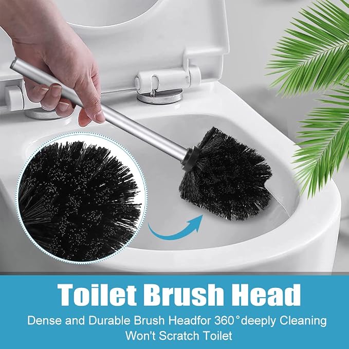 2PCS Toilet Bowl Brush Replacement Head, Toilet Brush Head Replacement - Image 8