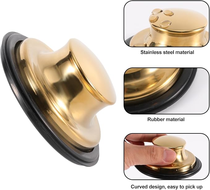 RQYEKDO Kitchen Sink Strainers Sink Stopper Kits, Stainless Steel Sink Drain - Image 5