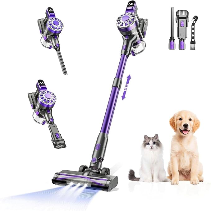 Cordless Vacuum Cleaner, Vacuum Cleaners by WLOTPO