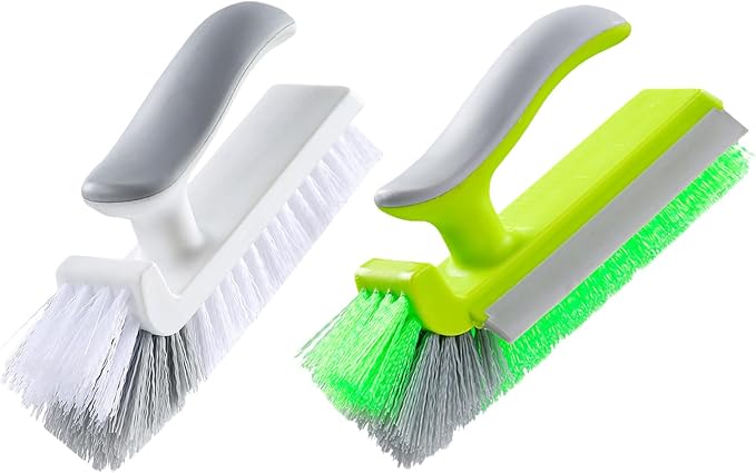 Heavy Duty Corner Cleaning Tool Flexible Bristles Storage Hole Comfort Grips - Image 6