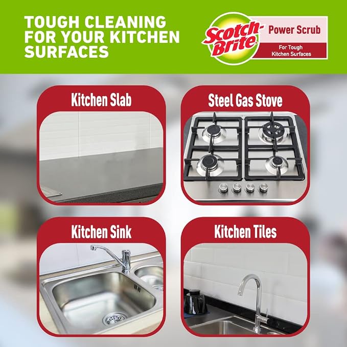 Scotch-Brite Power Scrub with Steel mesh - Image 3