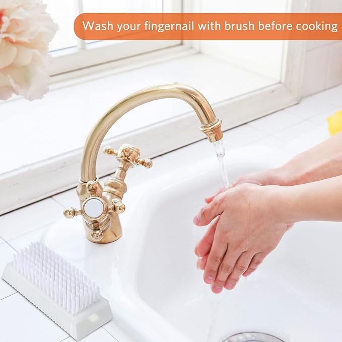 Boao 5 Pcs Hand Scrub Brushes for Nail Cleaning Fingernail Brush Soft Non - Image 6