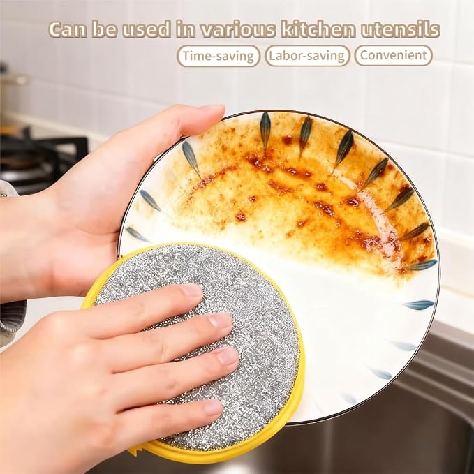 Double Sided Dish Sponges, Extra Thick 2.5cm Scrub Sponges Non Scratch - Image 5