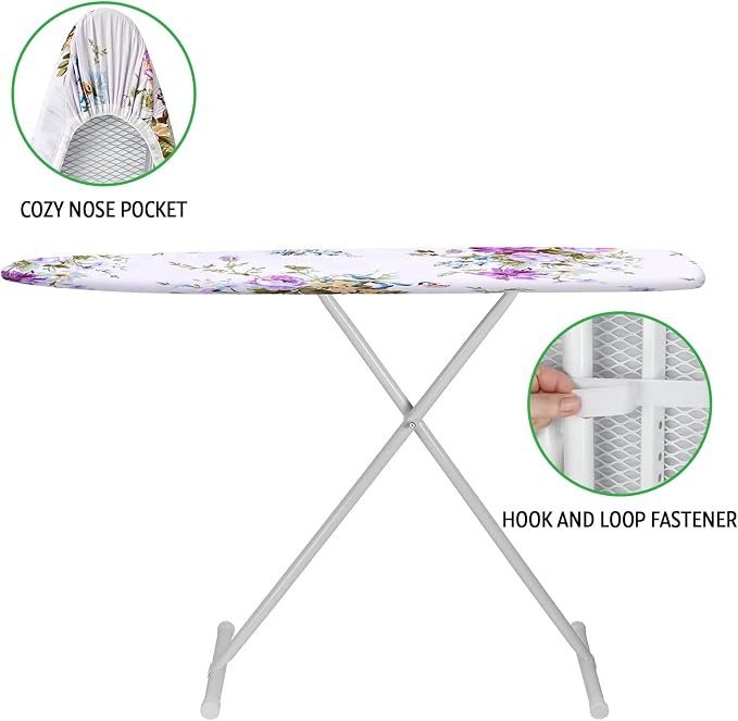 Ironing Board Cover and Pad 15x54 Inch Standard Ironing Board Cover - Image 4