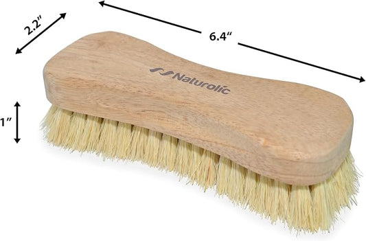 All-Natural Wooden Scrub Brush Set | Eco-Friendly Cleaning Brush Set - Image 2