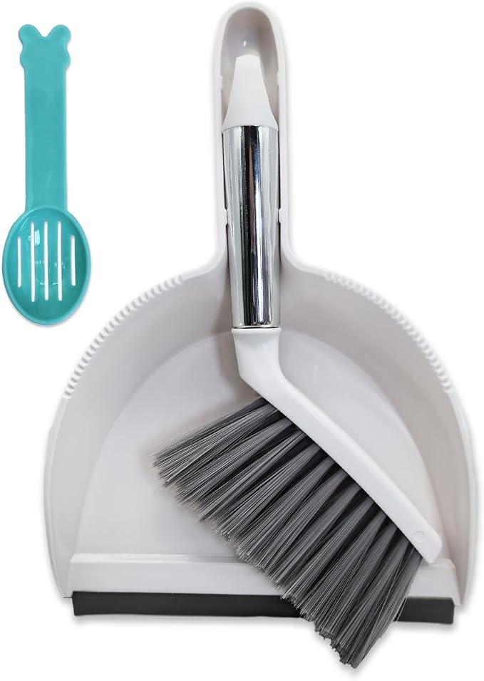 PINVNBY Mini Dustpan and Brush Set, Pet Cage Cleaner by PINVNBY