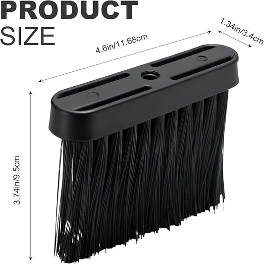 2 PCS Oblong Fireplace Brush, PP Fireplace Broom Replacement Head, Chimney Brush - Image 2